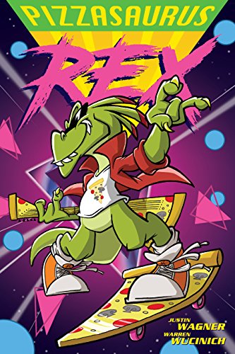 Pizzasuarus Rex book cover art